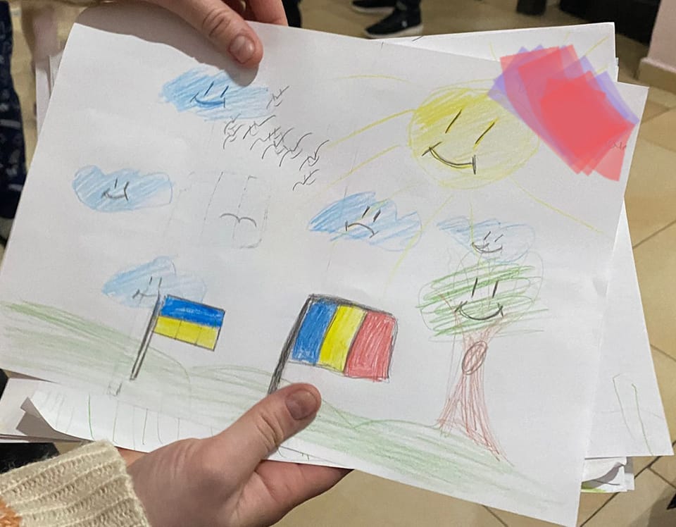 Picture by refugee child